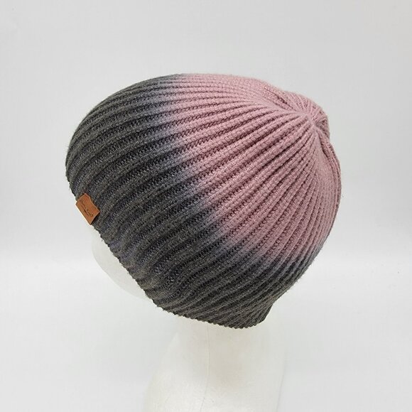 Britts Knits Girls Ski Cap Knit Double Dip Ombre Beanie Hat - Picture 3 of 5